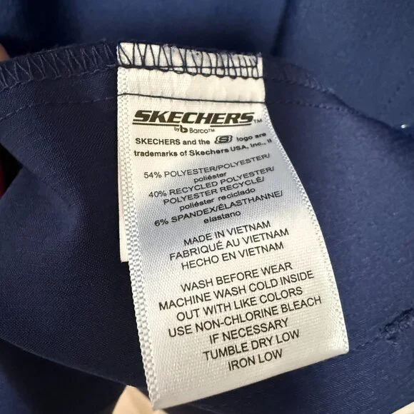 Lot Bundle 2 Skechers Barco Scrubs Cardigan Jacket Navy Blue Women's Size XL - Picture 10 of 10
